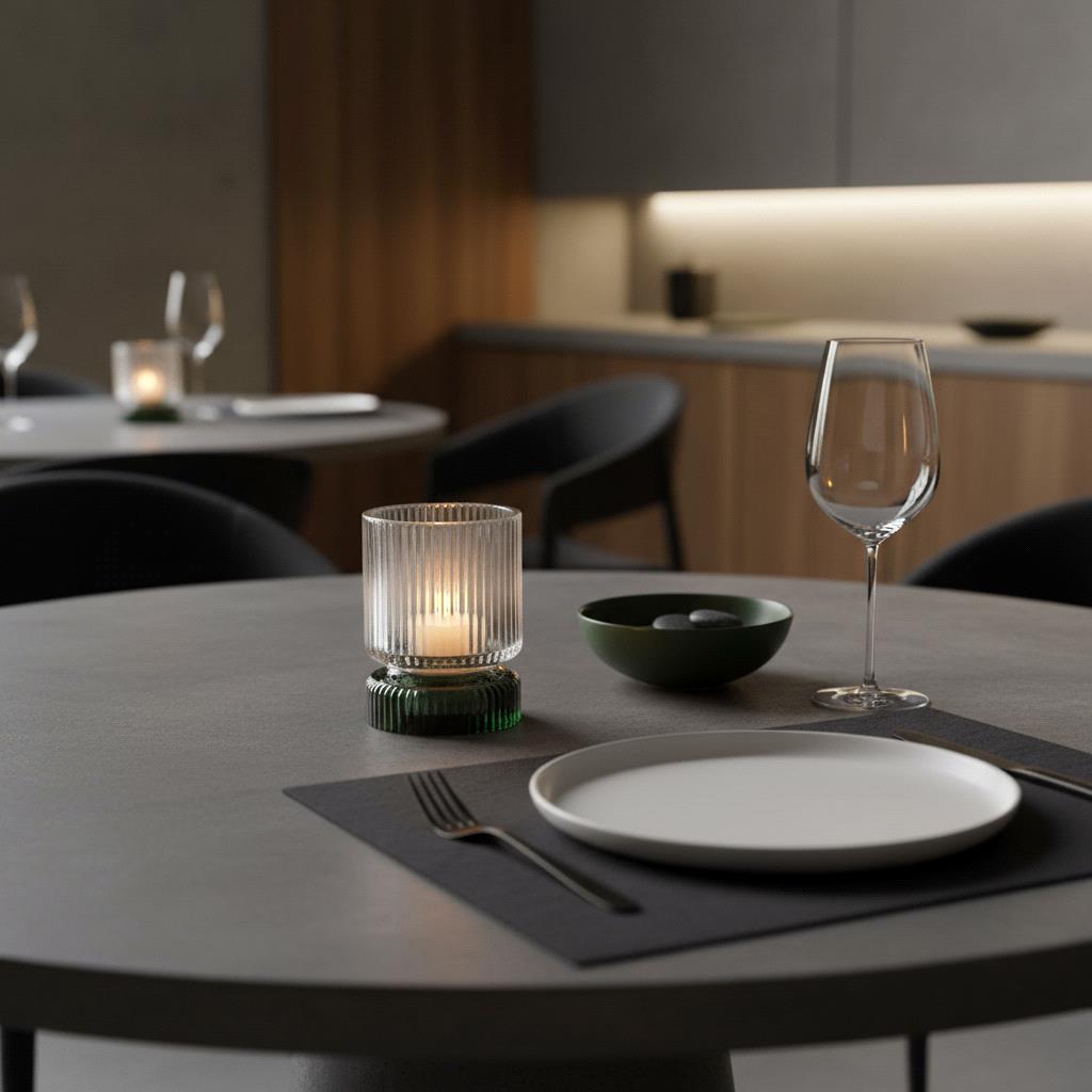 Portacandela in vetro - immagine 3