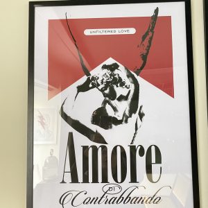 Amore di Contrabbando – Print con Cornice in Alluminio
