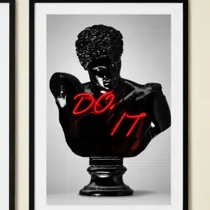 Do It – Print con Cornice in Alluminio