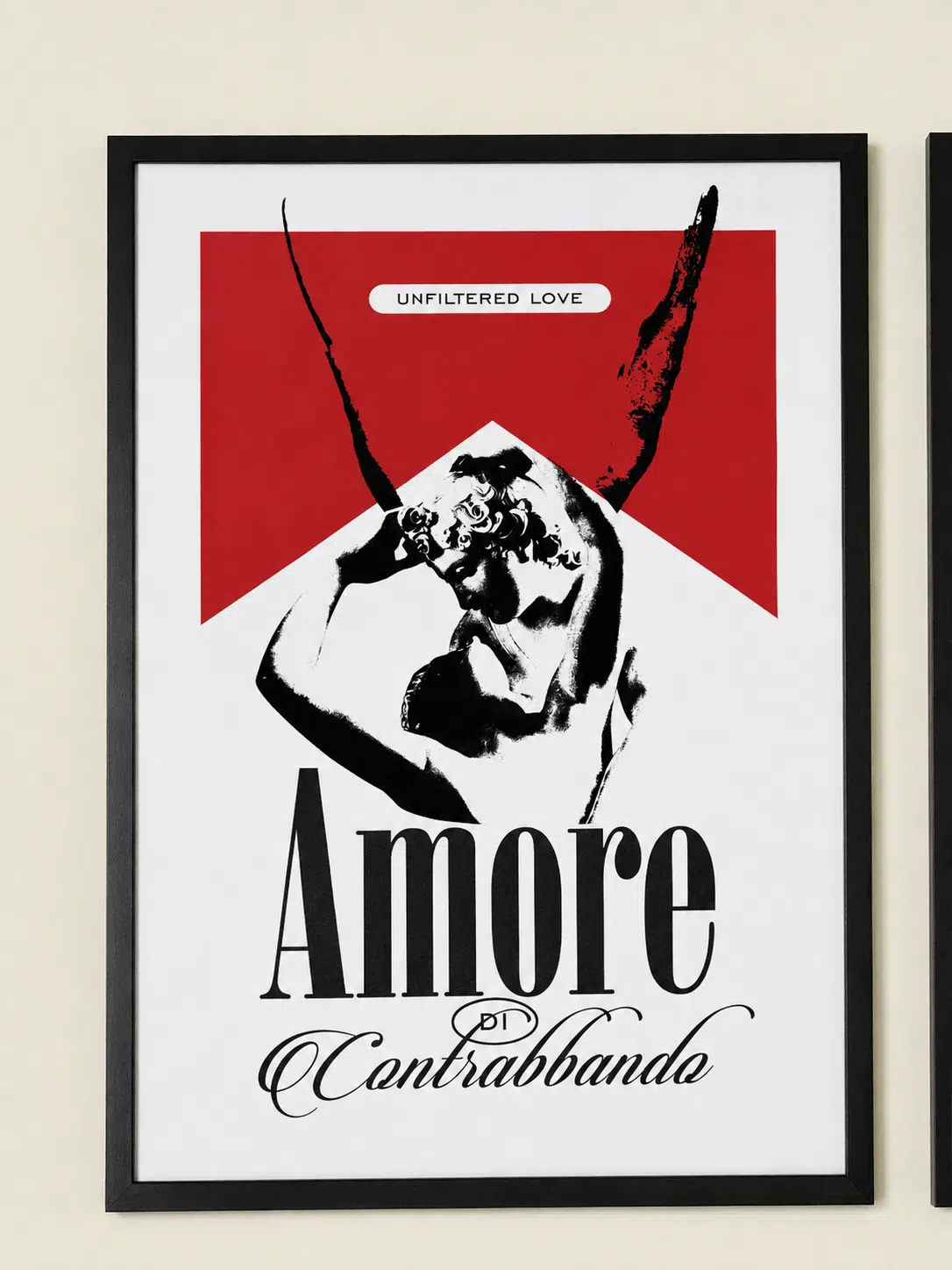 Amore di Contrabbando – Print con Cornice in Alluminio