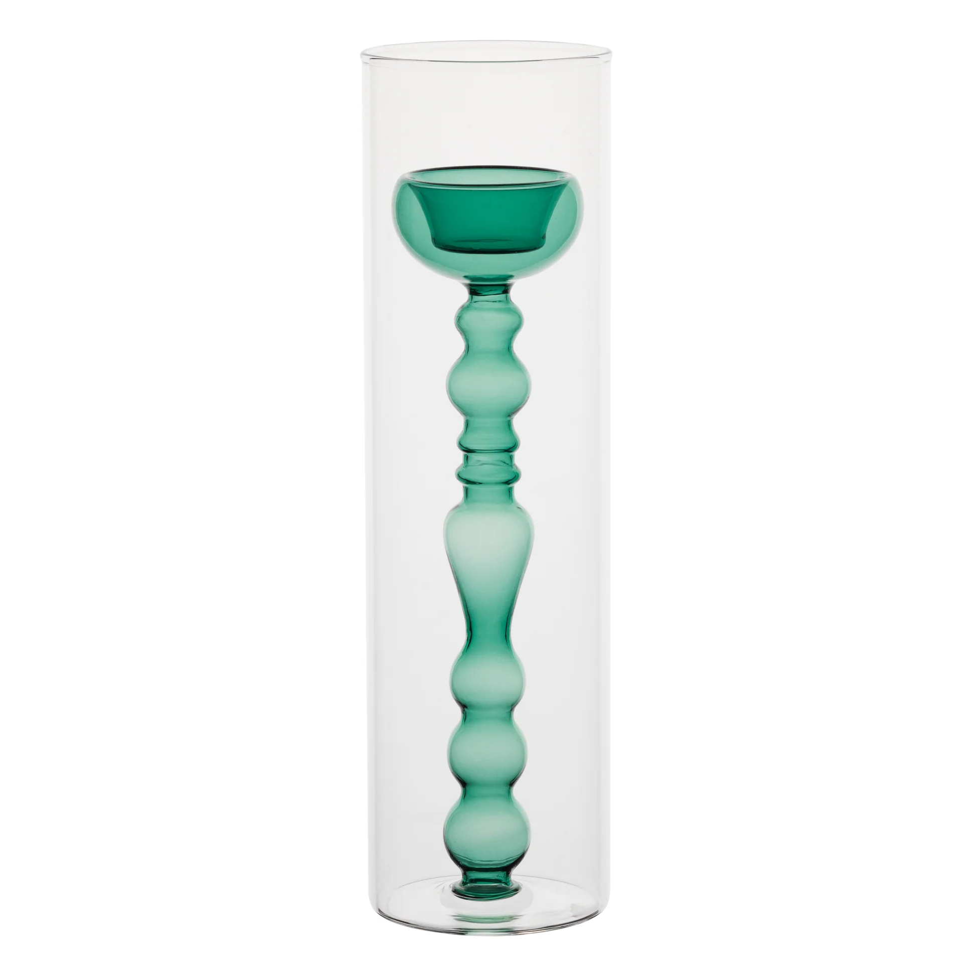 Portacandela Immerso L verde