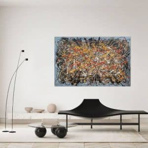 Quadro Omaggio a Pollock