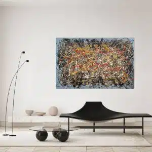 Quadro Omaggio a Pollock